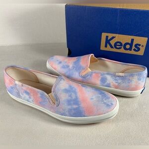 NIB Keds Women’s Champion Slip on Tie Dye Pink/Blue Sneaker Size 7M